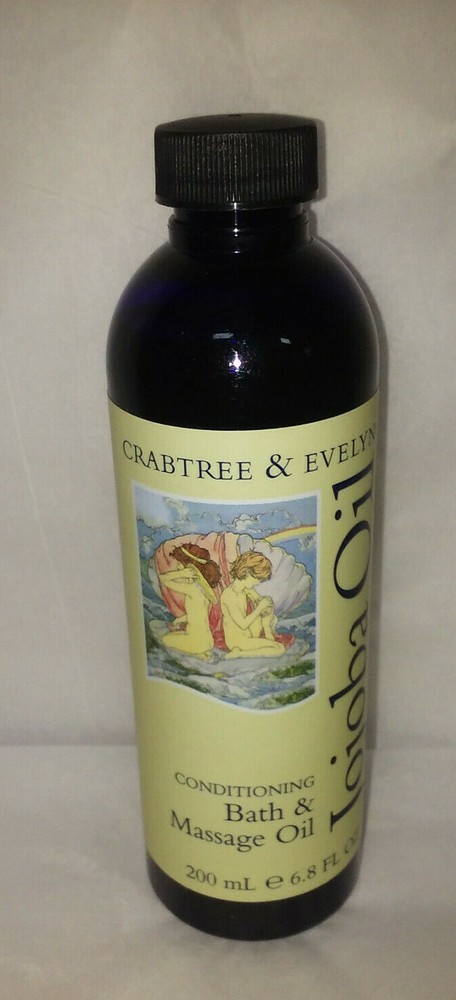 crabtree evelyn jojoba massage bath and massage oil 6.8 oz new