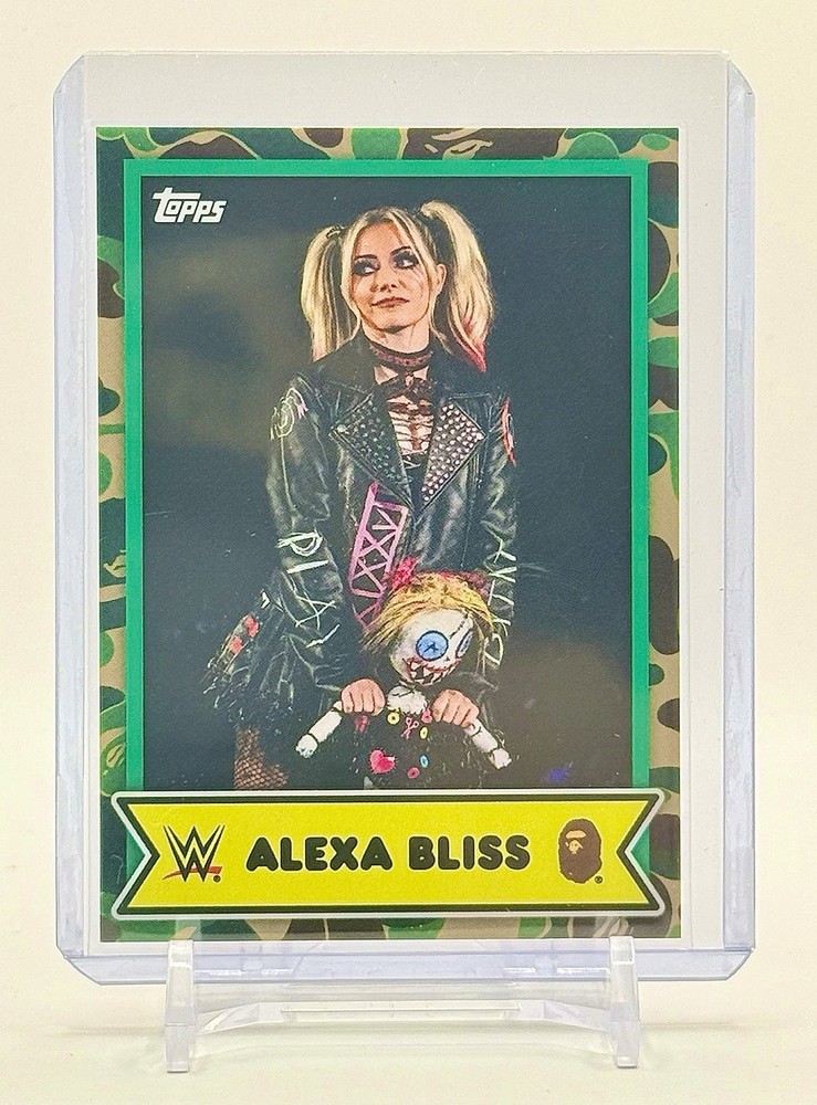 2025 Topps WWE x BAPE #32 Alexa Bliss Camo Base