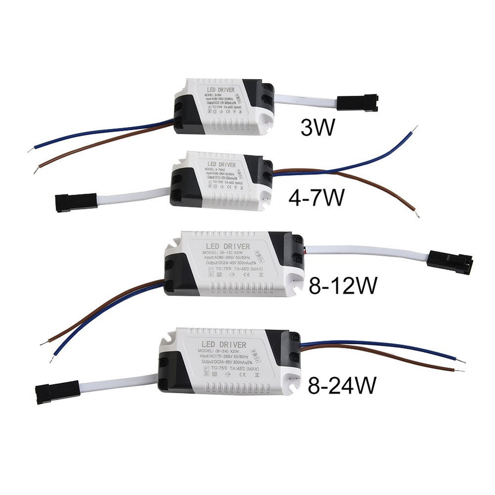 3W-24W Segment AC85-265V Constant Current LED-Driver Plastic-Shell For Lamp New