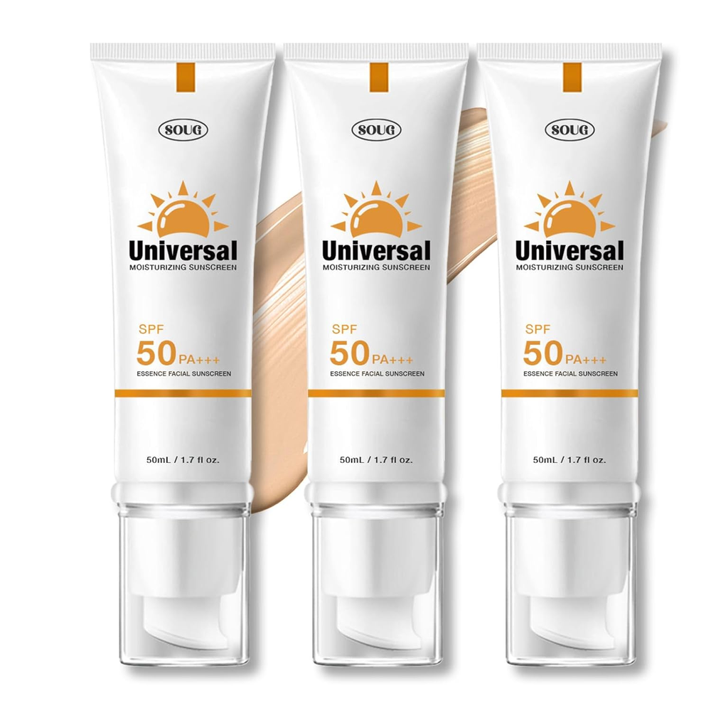 Tinted Sunscreen for Face SPF 50, Universal Protector Solar 50 Face Sunscreen Mo