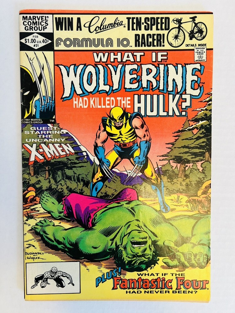 Wolverine vs Hulk Epic Battle in What If #31 Marvel Comics