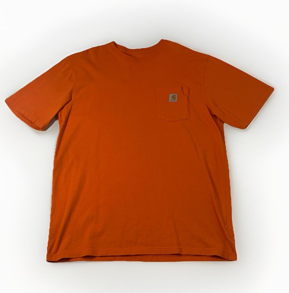 Carhartt Men's Big & Tall Loose Fit Heavyweight Short-Sleeve Pocket T-Shirt, XLT