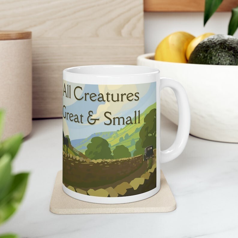 All Creatures Great and Small Coffee Mug - PBS Show - James Herriot Books Mug