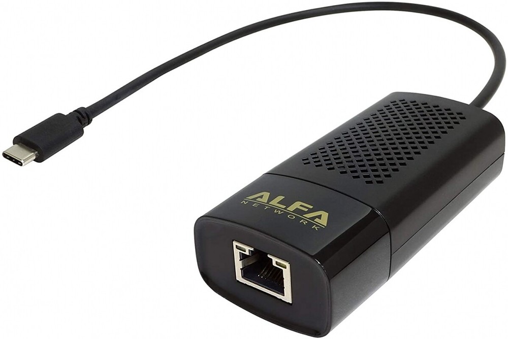 ALFA NETWORK Multi-Gig USB-C 3.1 to 2.5 Gbps Ethernet Adapter AUE2500C