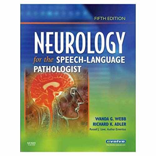 Neurology for Speech-Language Pathologists by Webb PhD CCC-SLP - Paperback