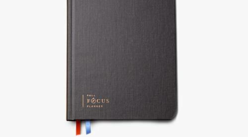 Full Focus Planner Grey 30 Leather Productivity Goal Setting