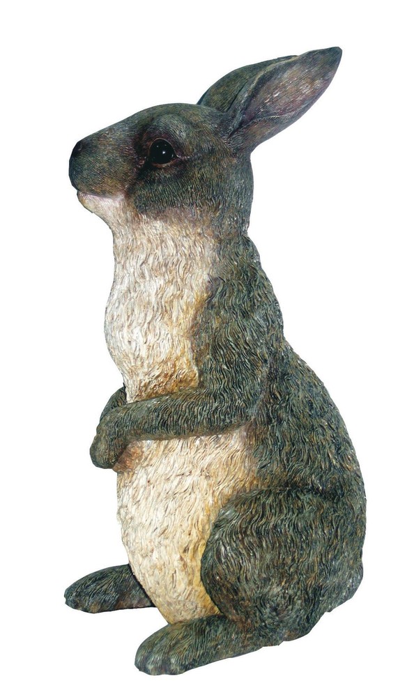 Peter Rabbit Gray Rabbit Family by - Outdoor Rabbit Figurine for gardens, pat...