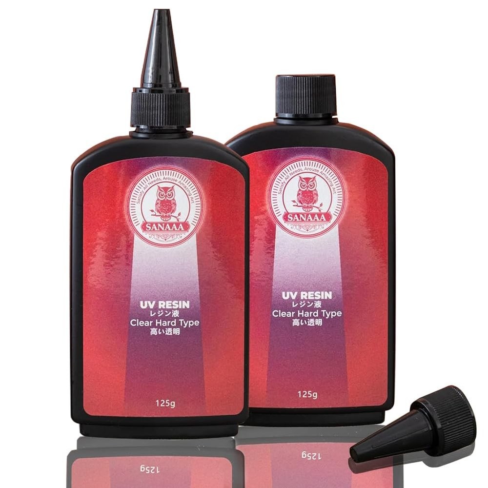 250g Crystal Clear UV Resin Hard Type Fast Curing for DIY Crafts