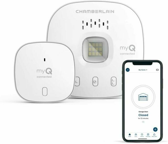 Chamberlain MyQ Smart Garage Hub with Wireless Controller in White