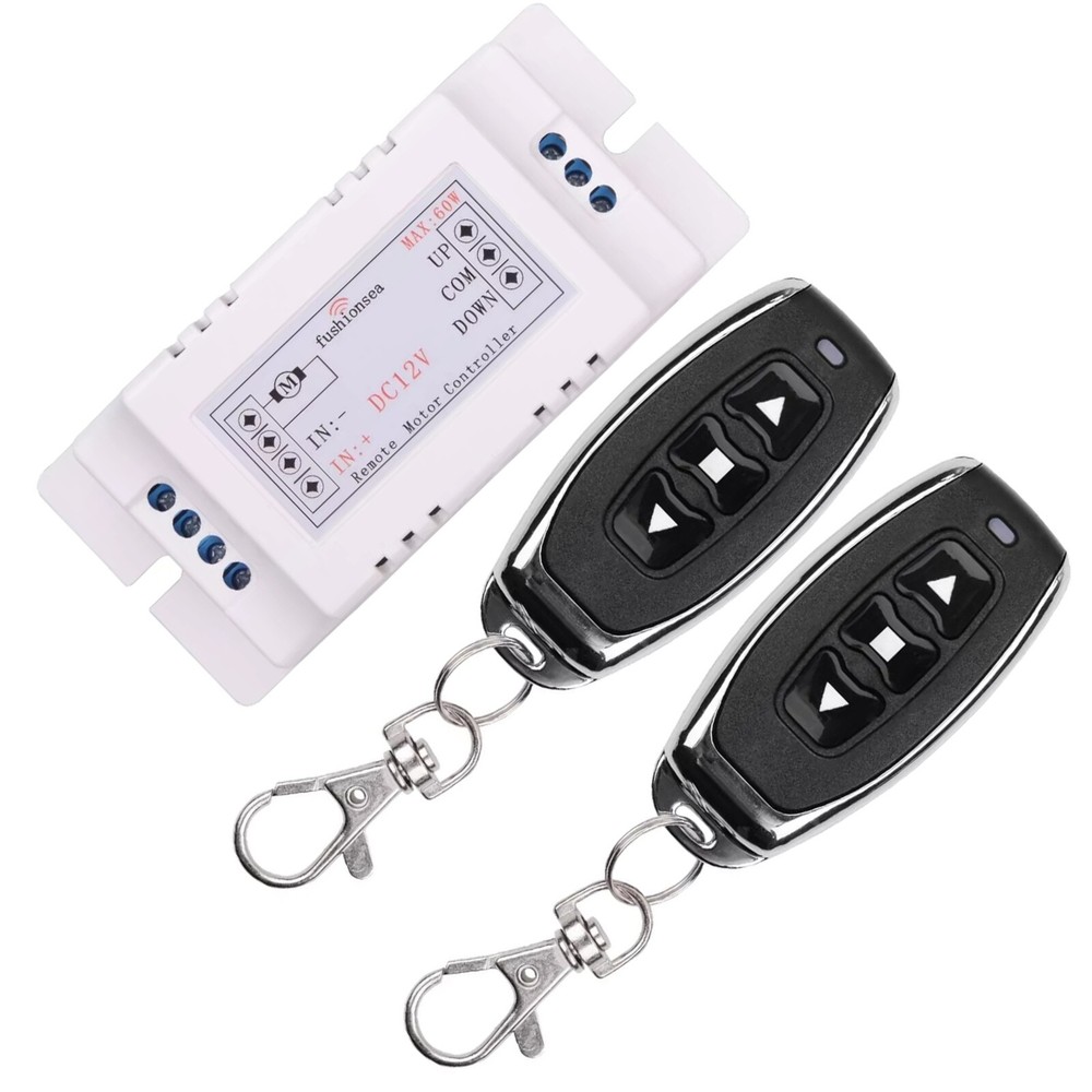 Motor Wireless Remote 12V Switch Universal 2 Channel RF433MHz Remote Control