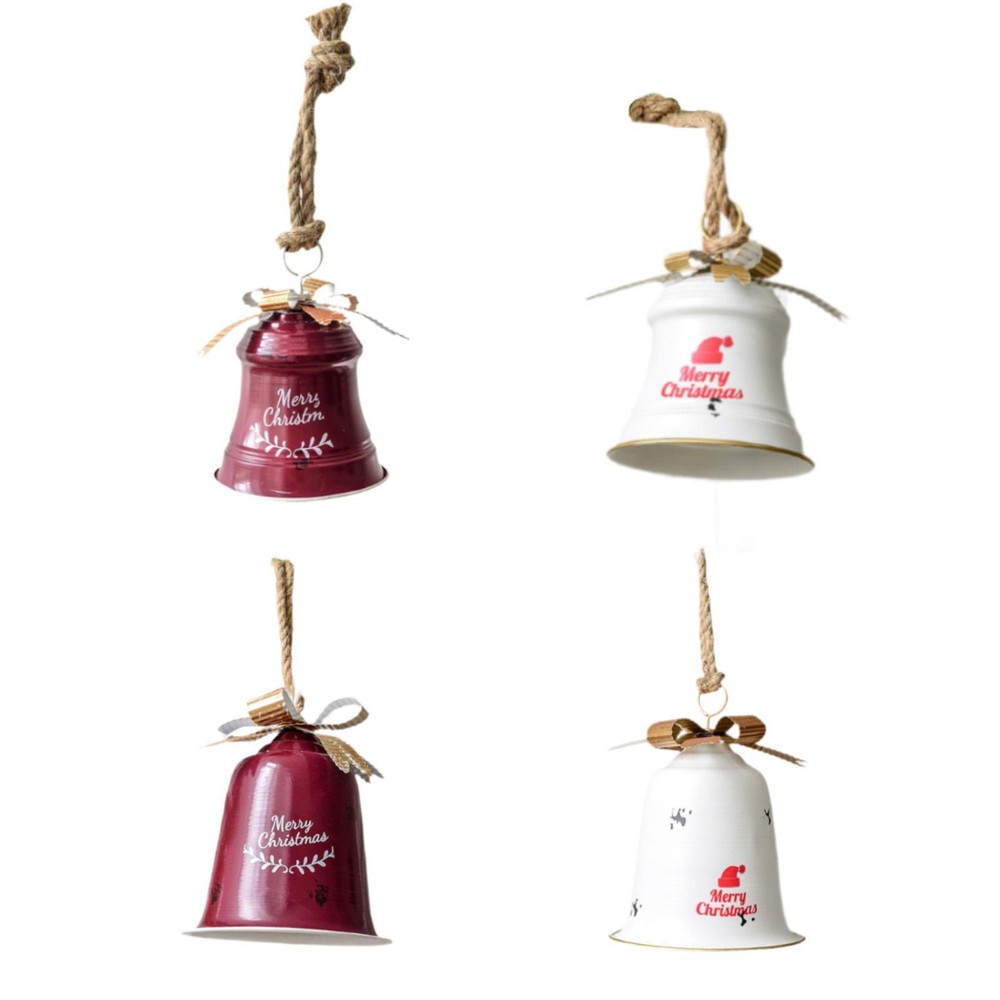 Christmas Bell Iron Art Christmas Decoration for Indoor Hotel Festival