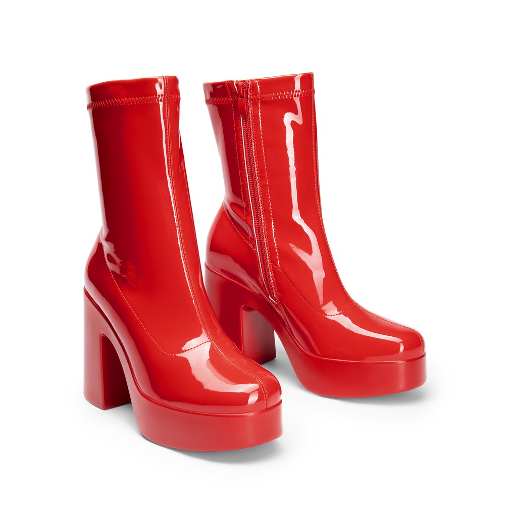 Women's Platform Gogo Ankle Boots Chunky High Heels Y2K Style Fashion Booties