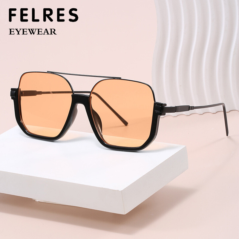 Stylish Metal Oval UV400 Sunglasses for Men and Women, Ideal for Driving and Outdoor Use