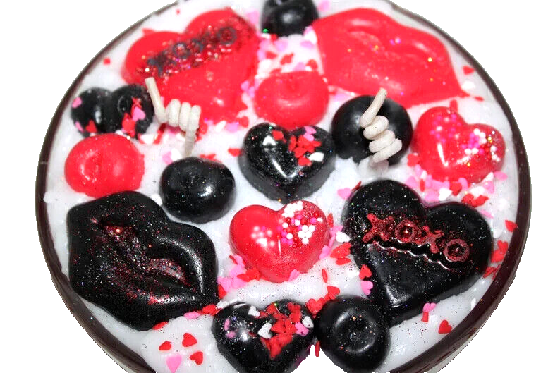 Royal Cherries Jubilee Valentine's Candy Bowl Scented Candle  