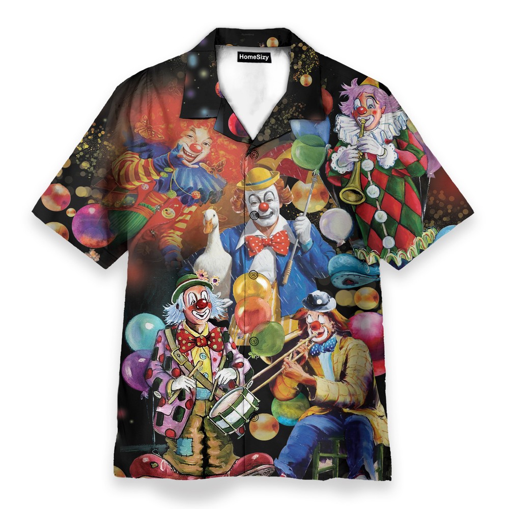 More Clown Less Frownin   Hawaiian Shirt
