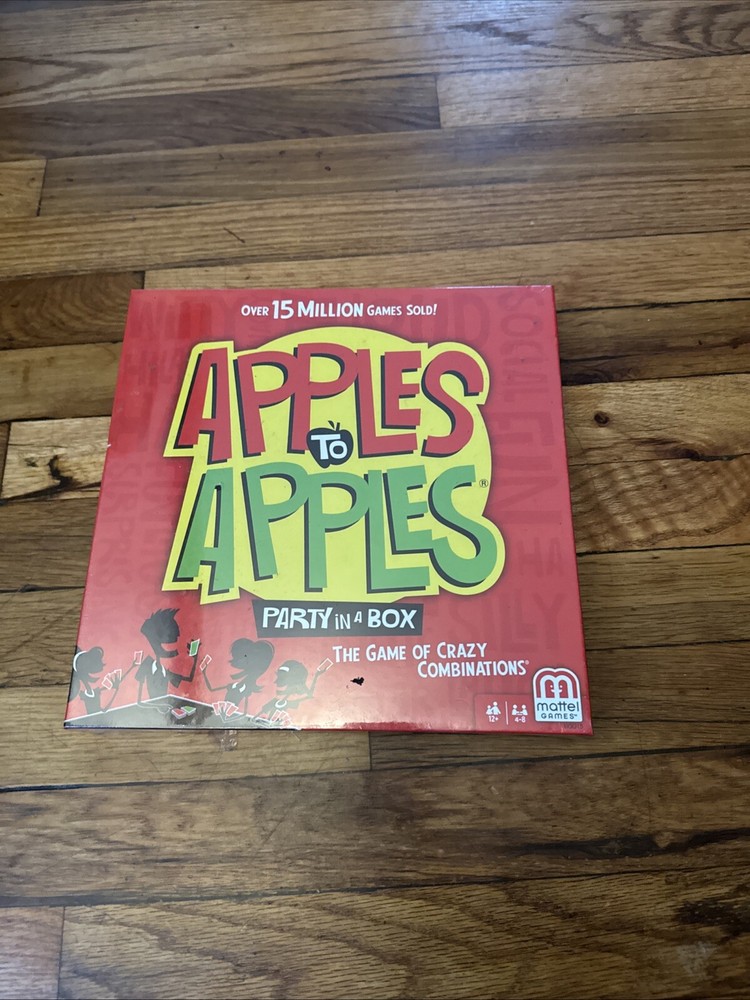 Apples To Apples Party Box Classic Board Game Mattel Game of Crazy Combintations
