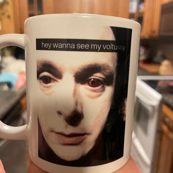 Wanna See My Voltussy Mug - Funny Twilight Merch with Vampire Robert Pattinson