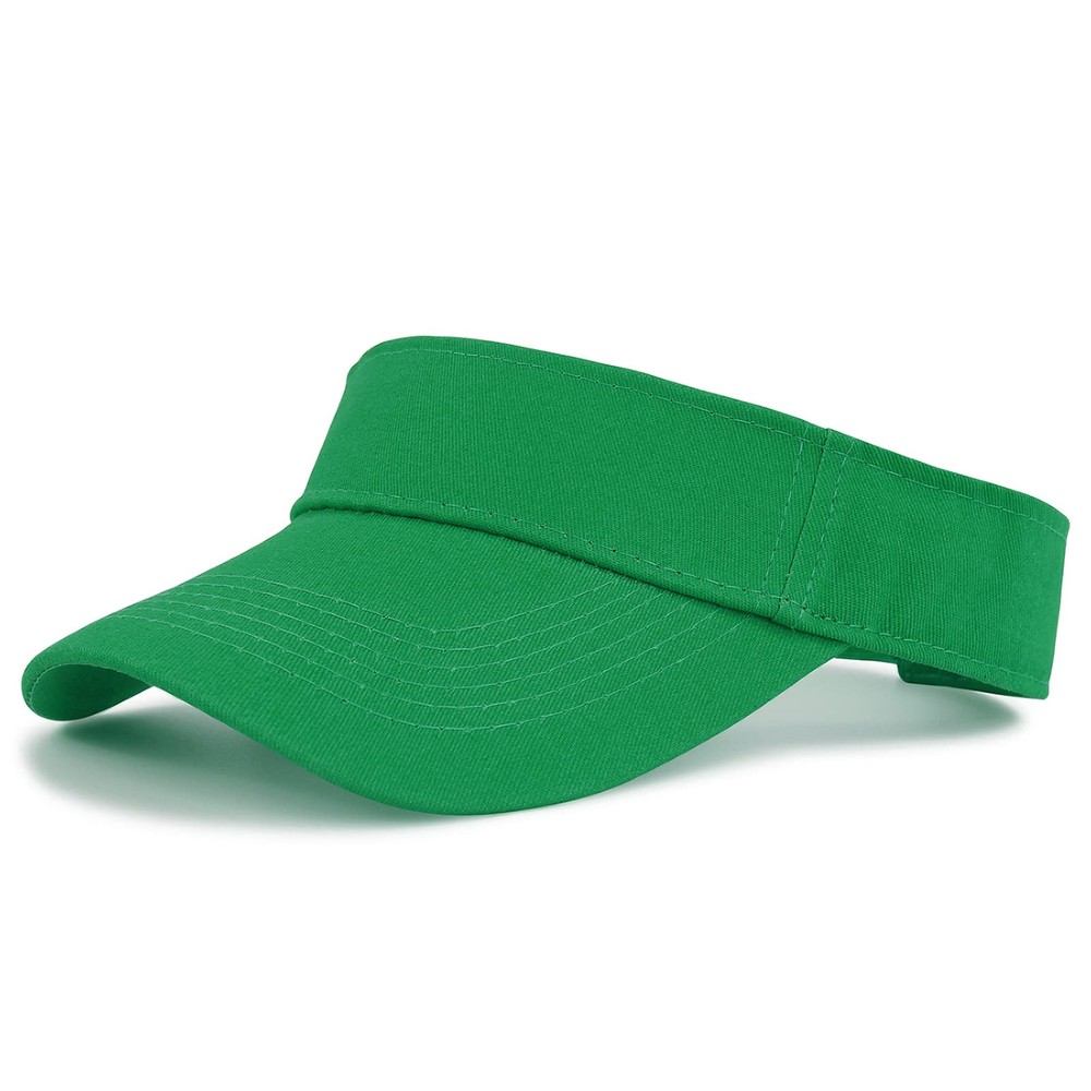 Unisex Solid Color Sun Visor Hats Lightweight Sun Visor with UV Protection fo...