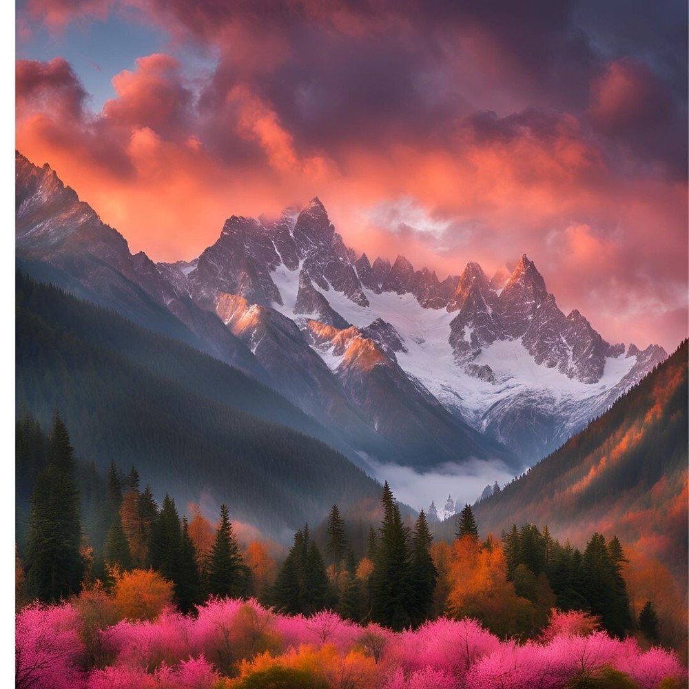 AI Art Digital Wallpaper Background for Desktop-image