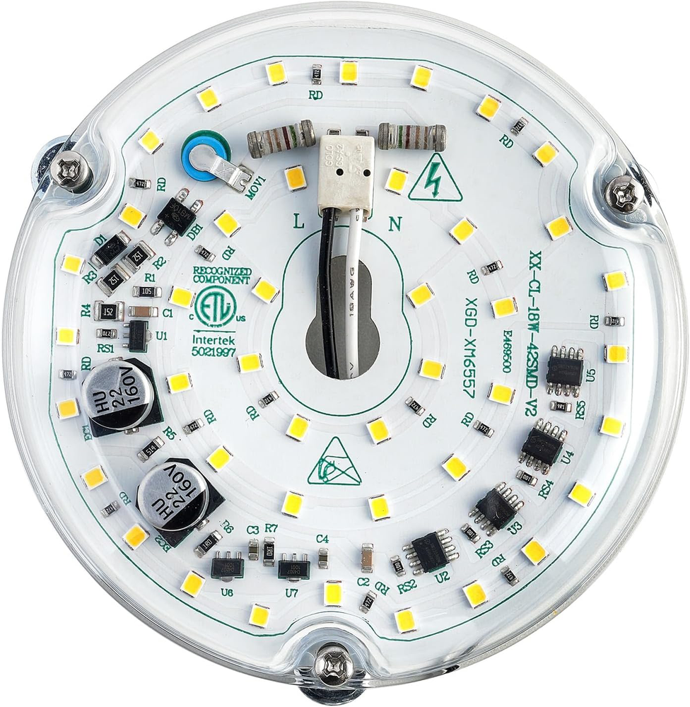 3.93'' Retrofit Light Kit for Ceiling Flush Light Ceiling Fan Light Replacement