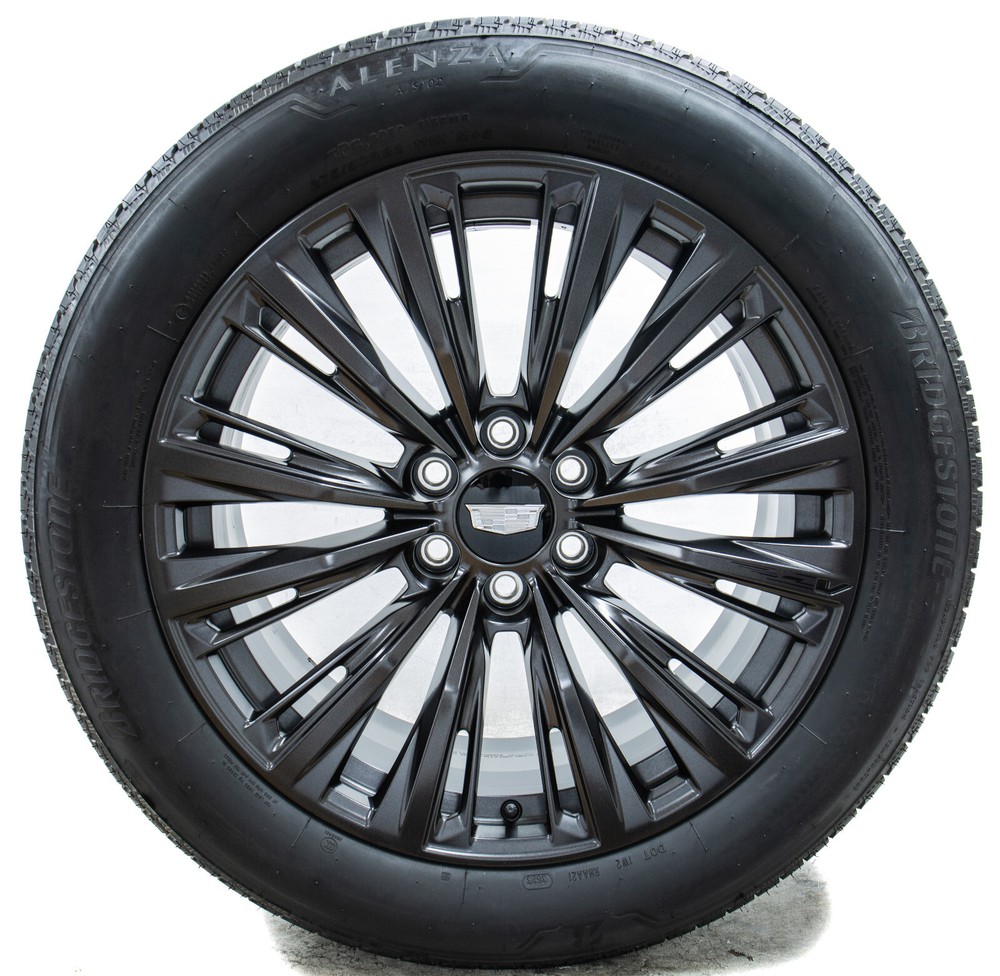 4 Forged Cadillac Escalade V Satin Graphite GM Factory OEM 22” Wheels Rims Tires