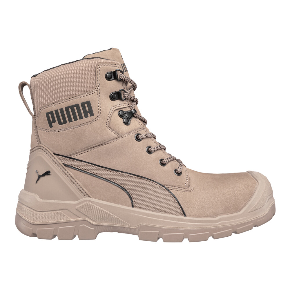 Puma Safety Conquest Zip 7 Inch Electrical Composite Toe Work  Mens Beige Work S