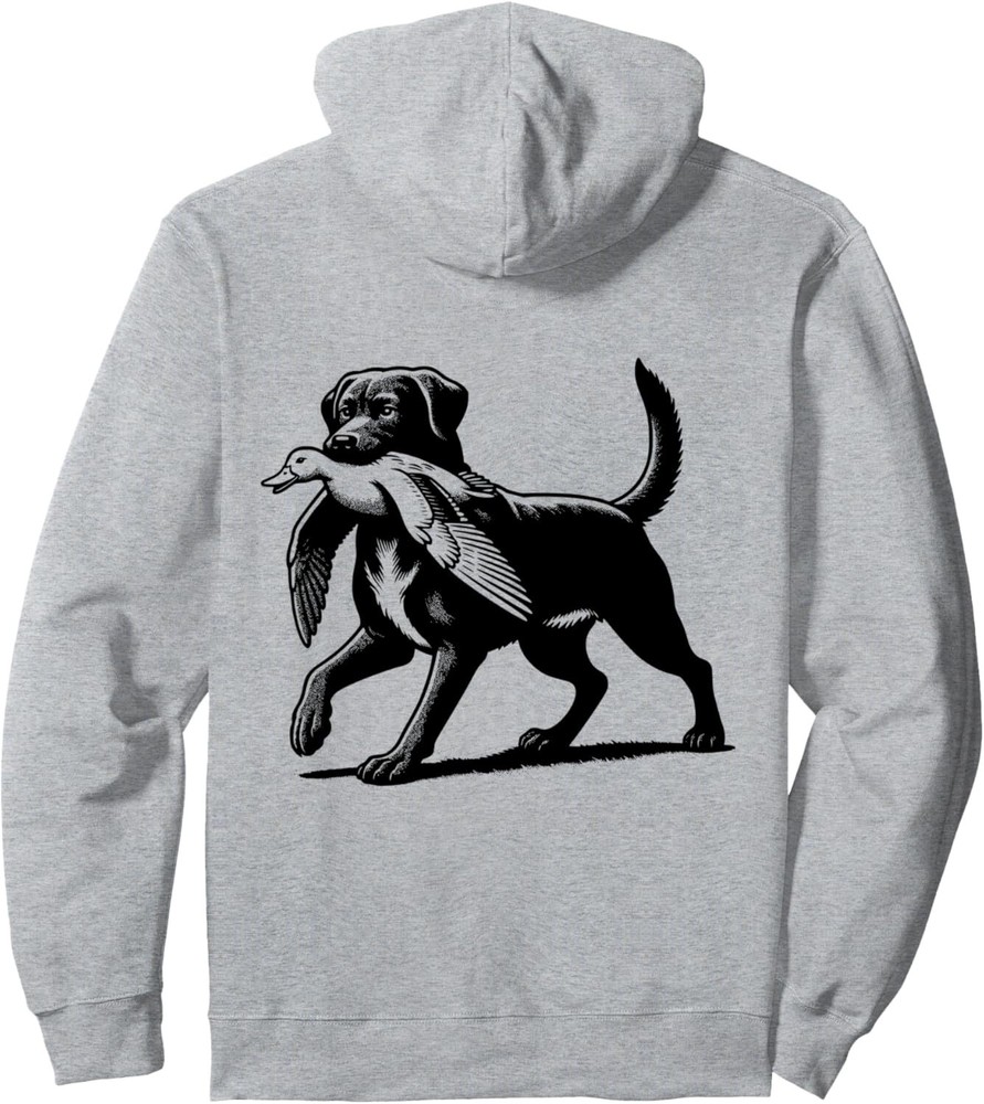 Duck hunting black Labrador Dog lab waterfowl mallard Pullover Hoodie