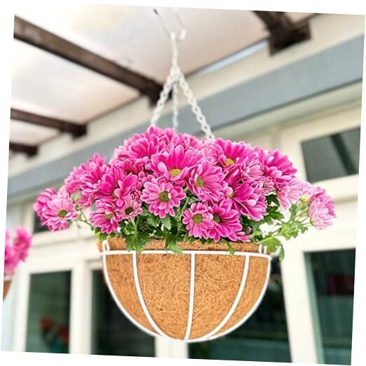LaLaGreen Hanging Baskets Outdoor for Plants (4 Pack, 14 14