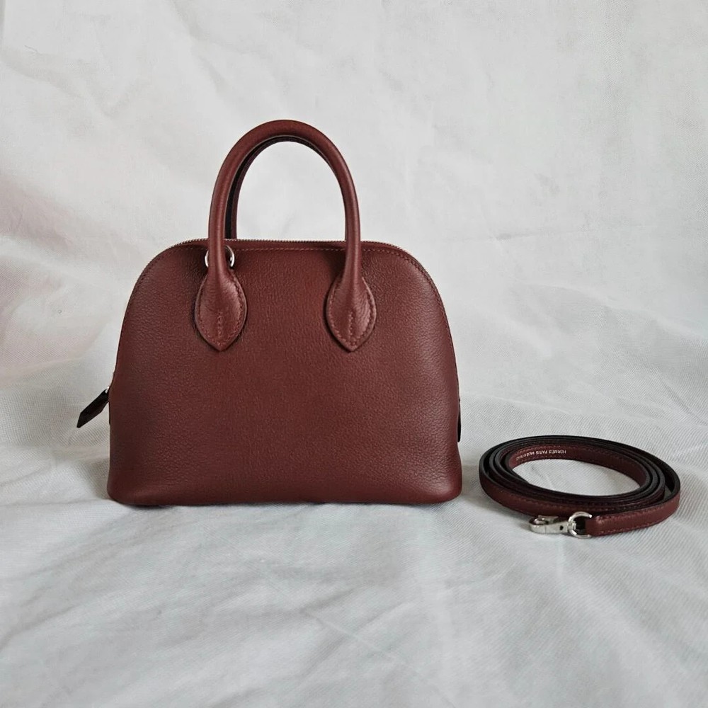 Hermès Mini Bolide Bag in Luxe Leather
