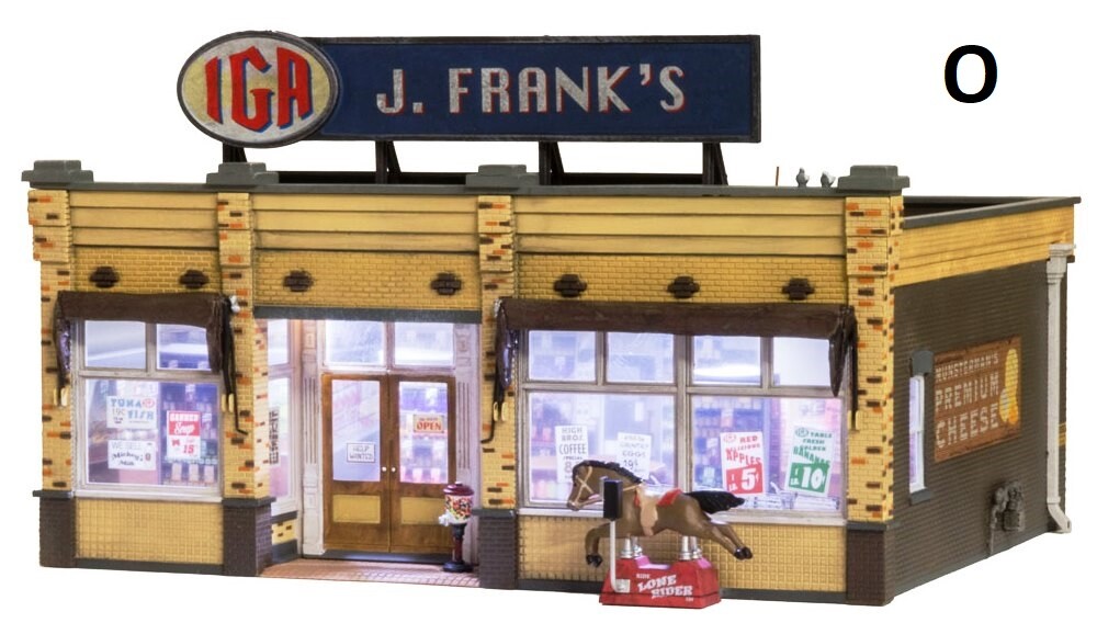 O Scale - J. Frank's Grocery, LED  Lights, 