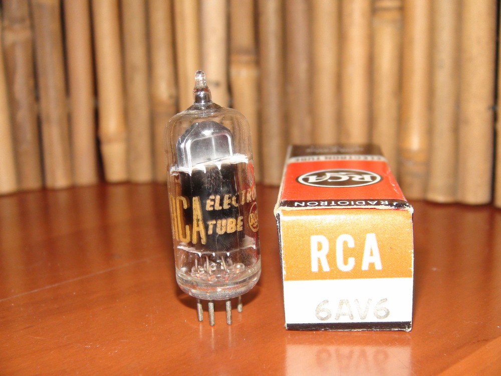 Vintage RCA Sylvania Arcturus 6AV6 Stereo Tube (7 Available)