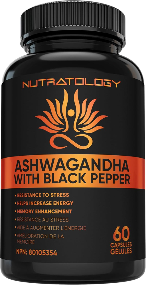 Organic Ashwagandha with Black Pepper for Improved Absorption Stress Resistant