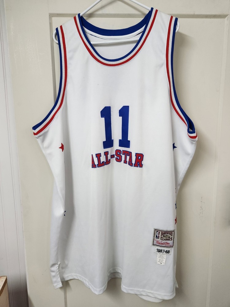 Jersey Mitchell & Ness ISIAH THOMAS Detroit Pistons #11 1988-89 Replica Sz 58
