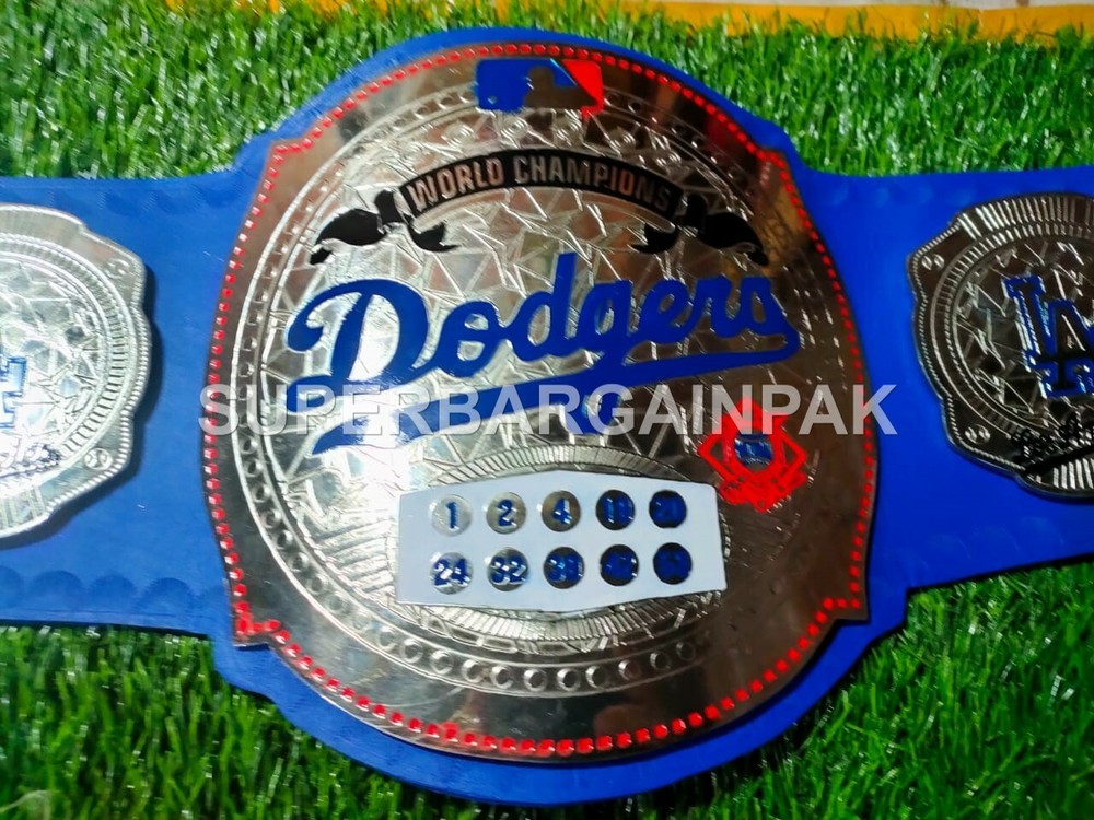Los Angeles Dodgers Championship Belt 2MM Brass