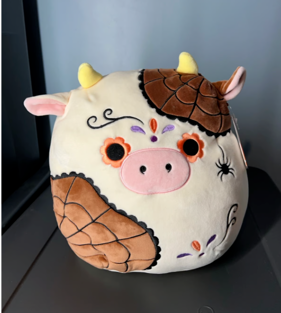 Squishmallows Day of the Dead Ronnie Cow 12