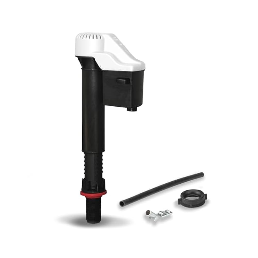 Adjustable Toilet Fill Valve, Universal Fit, Fast & Simple Installation