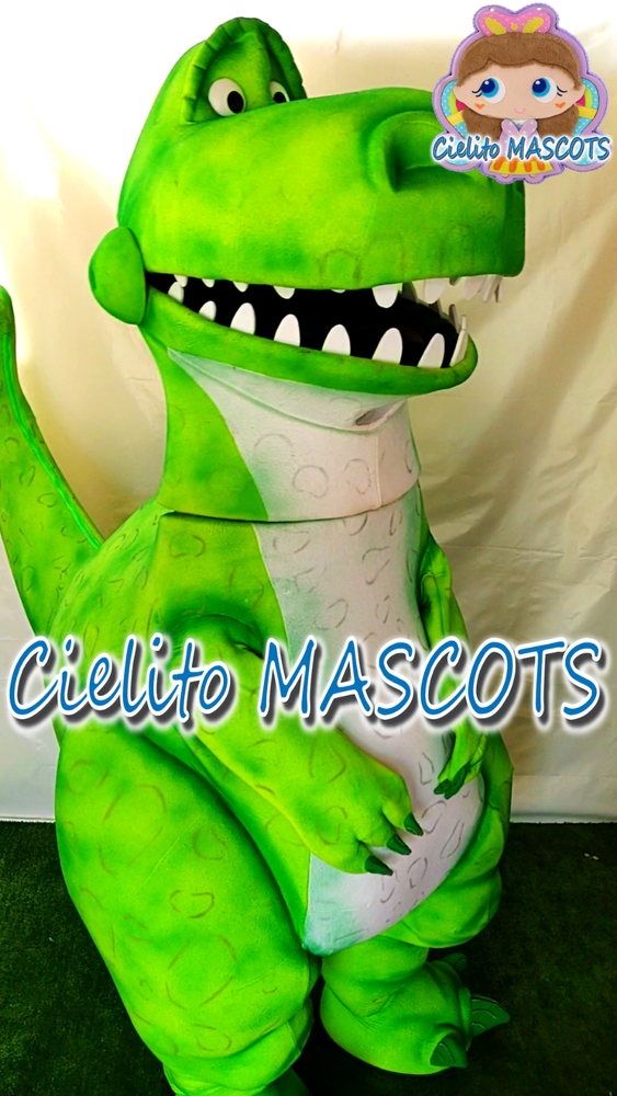 Toy Story Rex Mascot Dinosaur Costume cosplay botarga halloween Cielito MASCOTS