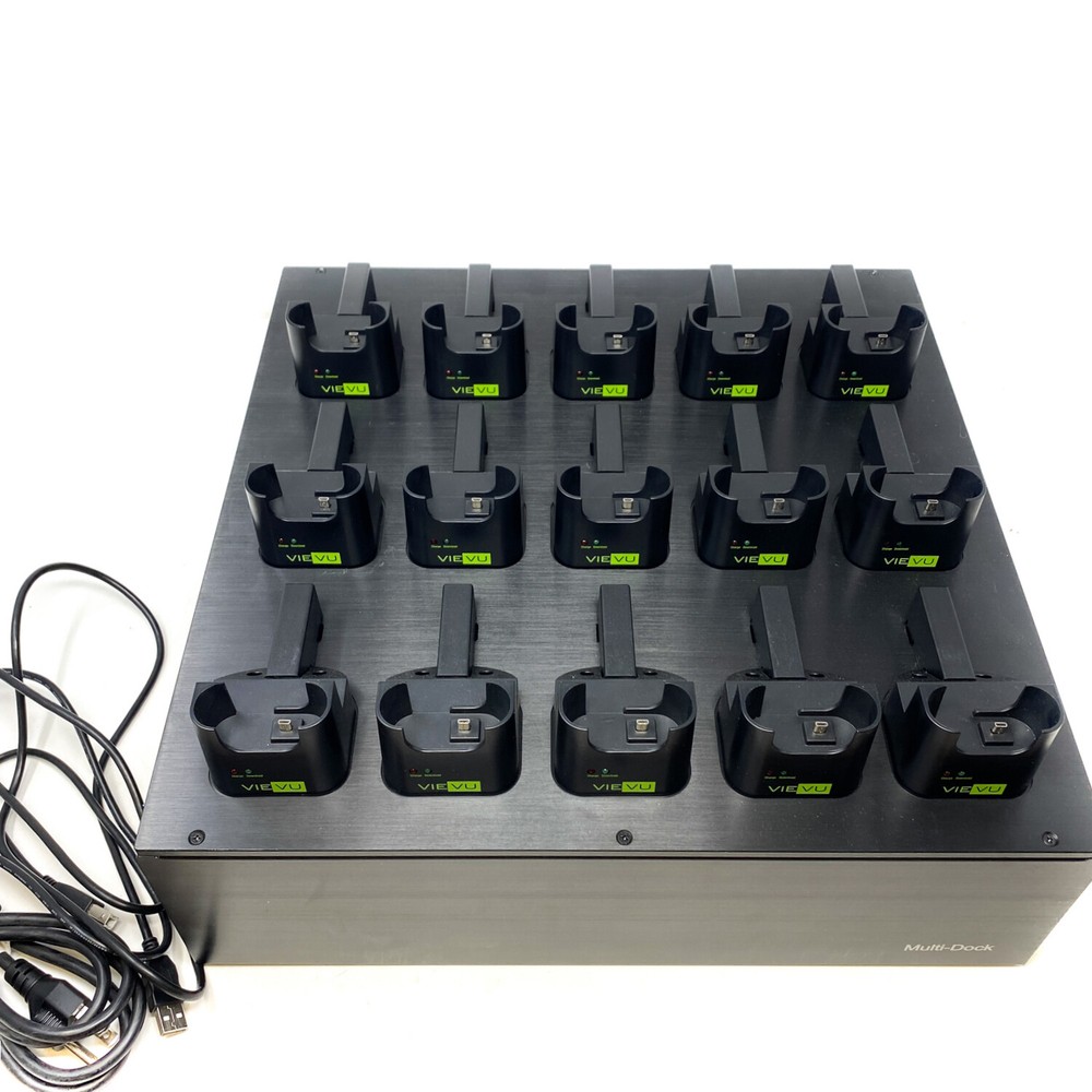Vievu 169 Multi-Dock Automated Download & Recharge Station for 15x LE3 Cameras-image