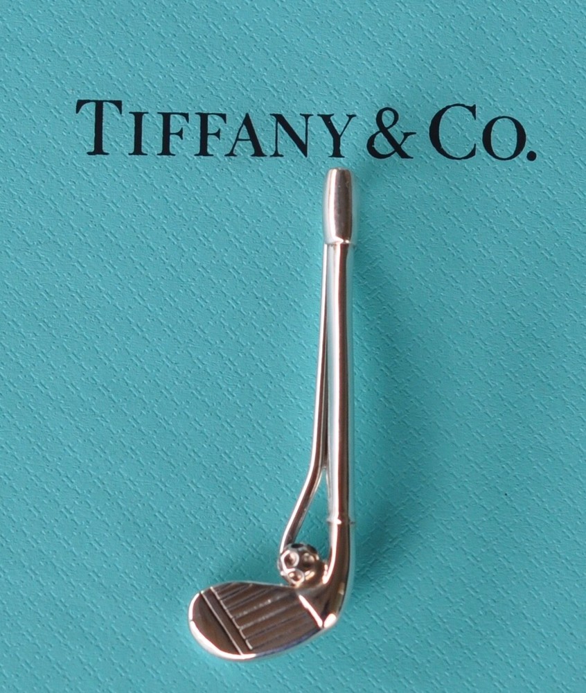 Tiffany & Co Sterling Silver 925 Golf Club Tie Bar or Money Clip