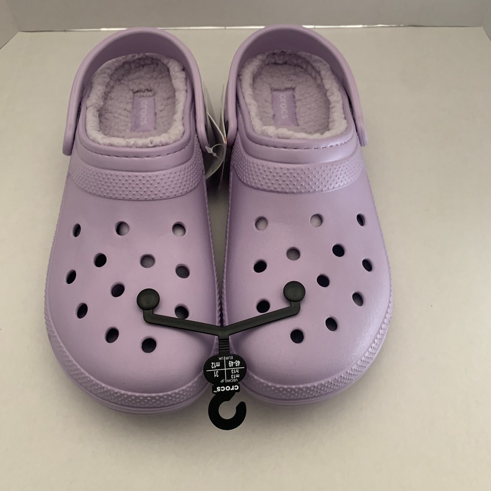 Crocs Men's Size 13 Classic Lined Adult Clogs Brand New