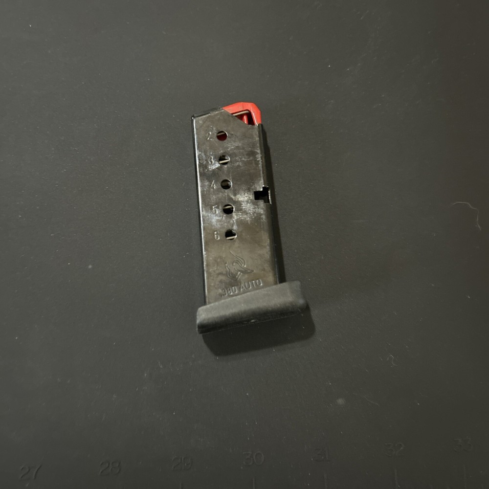 Taurus Spectrum .380 ACP 6 Round Magazine Black Factory Original OEM 6rd Used