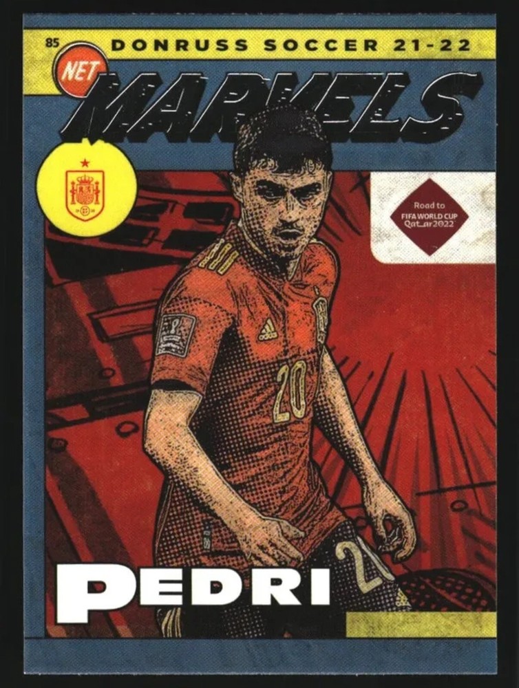 2021-22 Donruss #15 Pedri Net Marvels Press Proof