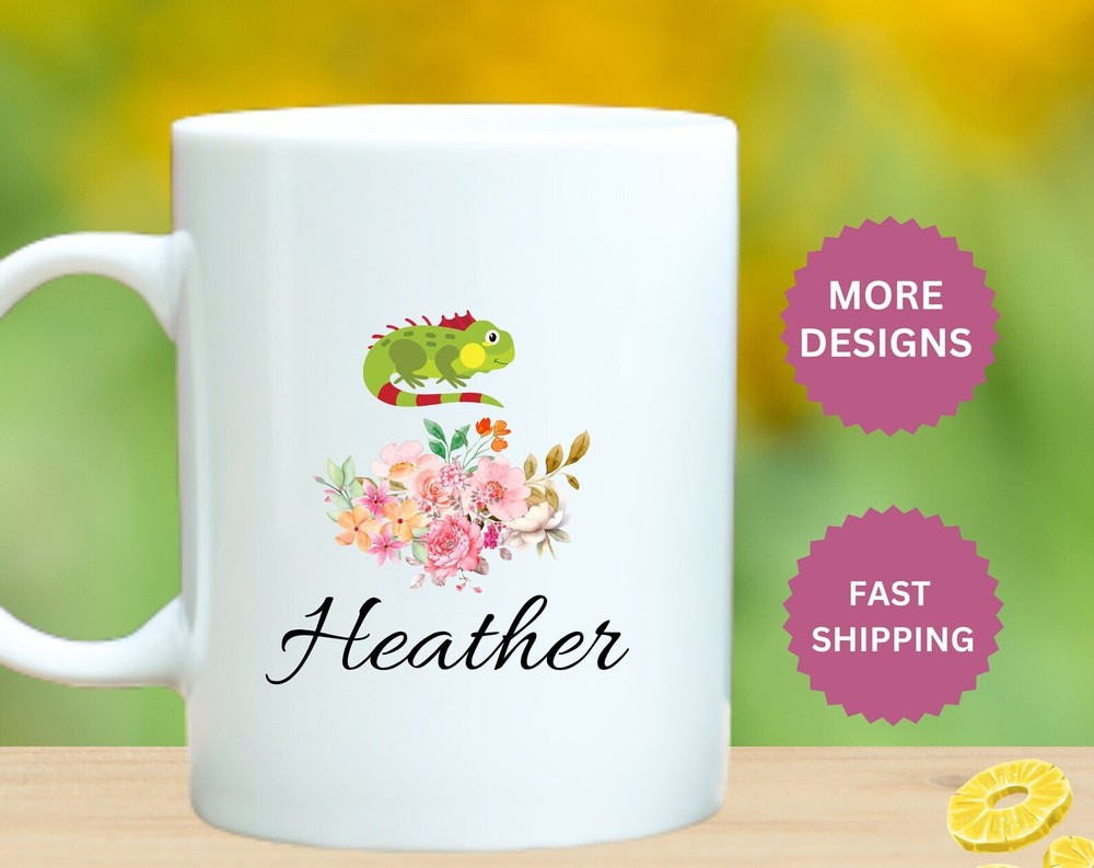 Custom Iguana Lover Coffee Mug - Personalized Reptile Gift-image