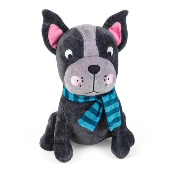 Zoon Plush Frenchie PlayPal Squeaky Dog Toy-image
