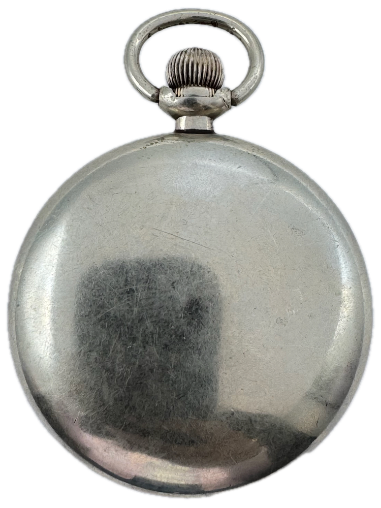 Antique 18s Crescent Swingout Open Face Nickel Pocket Watch Case USA