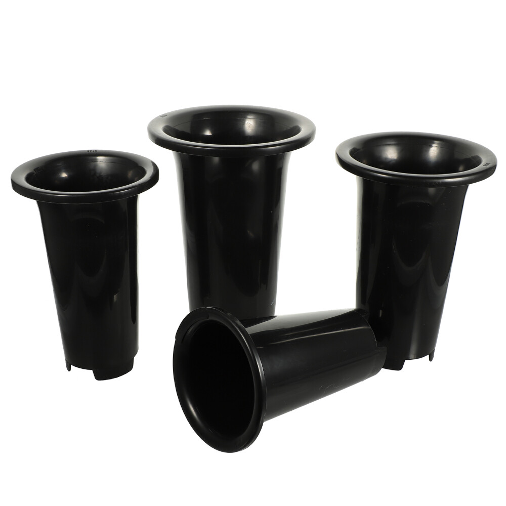 4pcs Holes Breathable Practical Flower Planting Pot Office Yard Garden Home