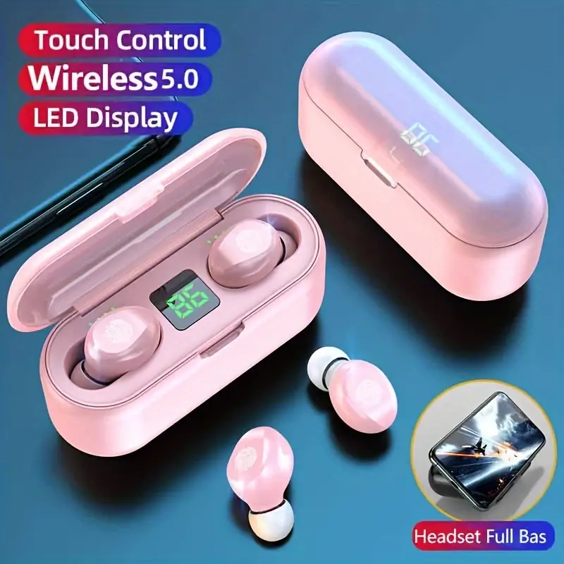 Buy Now! FRAZCOM Wireless Earbuds: HD Sound, Long Battery & Ergo Fit-image