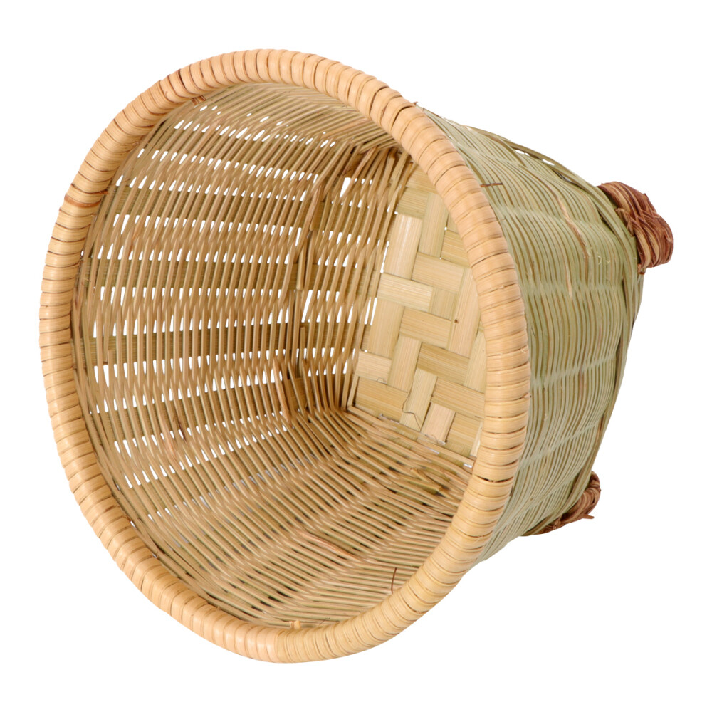 Bamboo Woven Toy Storage Basket Wicker Box Organizer