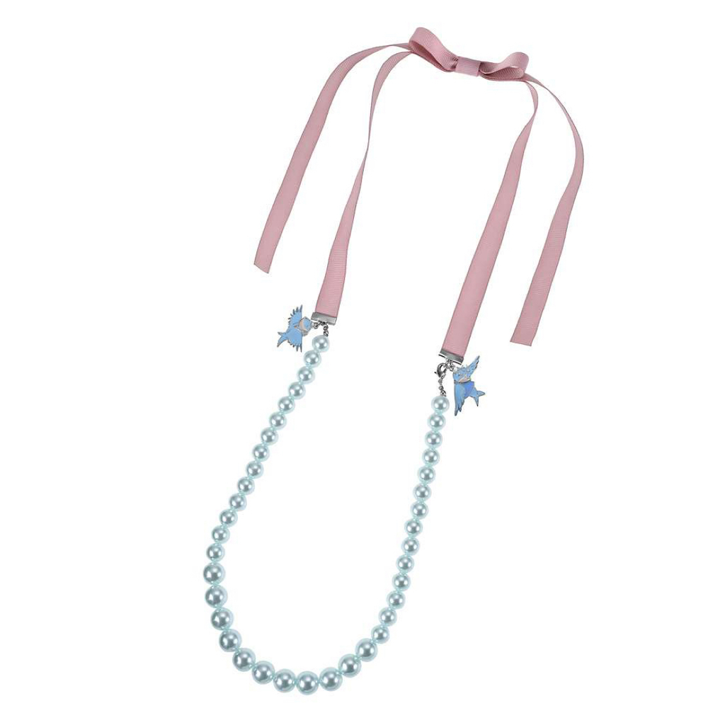 Tokyo Disney Store Cinderella 75th Anniversary Bluebird Necklace Japan New