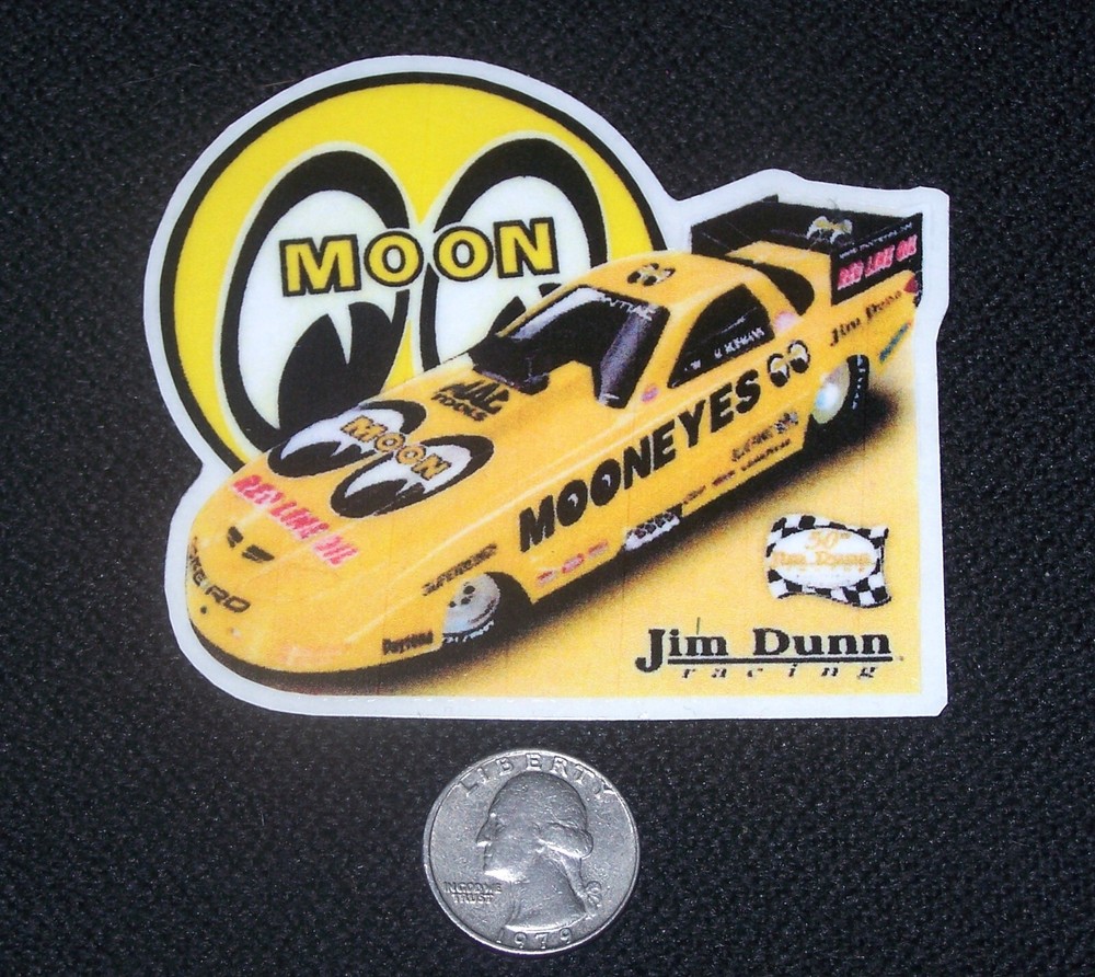 Jim Dunn Racing Mooneyes Funny Car NHRA Hot Rod NASCAR Sticker